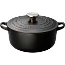 ル・クルーゼ トラディション ココットロンド 24cm 2101−24−0 マットブラック/業務用/新品/送料無料
