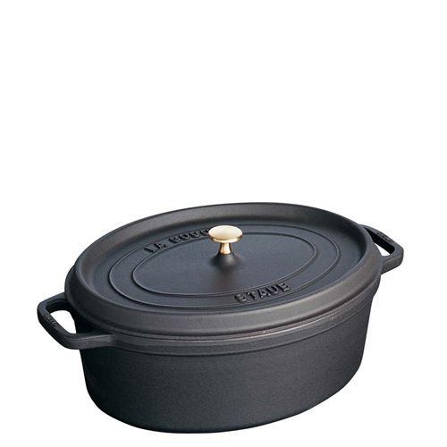 ストウブ ピコ・ココット オーバル 33cm ブラック 40509－322/業務用/新品/送料無料