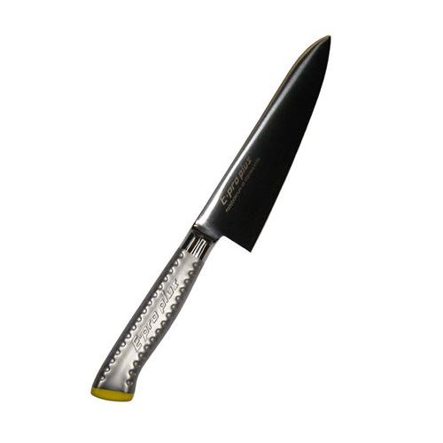 商品情報商品名：EBM E－pro PLUS 牛刀 18cm イエローメーカー型番：8734030JANコード：4548170140547入り数：1サイズ(外寸mm)：全長：310サイズ(内寸mm)：-重量：135g材質：ブレード：モリブデンバナジューム鋼 ハンドル：18-8ステンレススチール洗浄機：○消毒保管庫：○検定証印基準適合証印　可能：HACCP刃渡り：18cm商品について●ブレード部：耐久性に優れたモリブデンバナジューム鋼職人による手砥ぎ刃付●ハンドル部：18-8ステンレススチールモナカ構造握り易いフィット感のある特殊形状●切れ味最高ハンドルのフィット感は絶妙かつ衛生的●両刃●背厚：2.0mm配送料について【ご注意】画面上の色はブラウザやご使用のパソコンの設定により実物と異なる場合があります。
