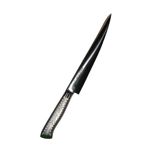 商品情報商品名：EBM E－pro PLUS 筋引 27cm グリーンメーカー型番：8735040JANコード：4548170141254入り数：1サイズ(外寸mm)：全長：410サイズ(内寸mm)：-重量：190g材質：ブレード：モリブデンバナジューム鋼 ハンドル：18-8ステンレススチール洗浄機：○消毒保管庫：○検定証印基準適合証印　可能：HACCP刃渡り：27cm商品について●ブレード部：耐久性に優れたモリブデンバナジューム鋼職人による手砥ぎ刃付●ハンドル部：18-8ステンレススチールモナカ構造握り易いフィット感のある特殊形状●切れ味最高ハンドルのフィット感は絶妙かつ衛生的●両刃●背厚：2.4mm配送料について【ご注意】画面上の色はブラウザやご使用のパソコンの設定により実物と異なる場合があります。