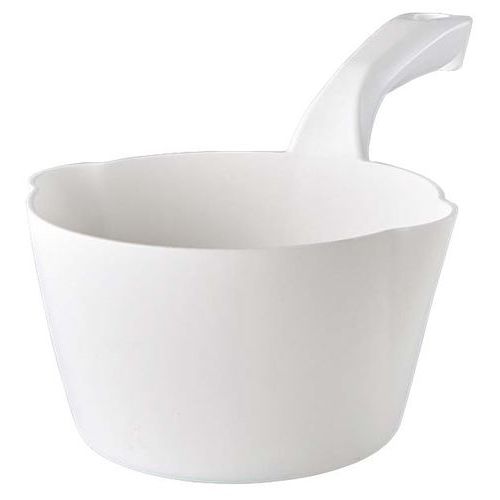 Soba, Spaghetti Goods - ヴァイカン ラウンドスコップ(目盛付)56815 ホワイト/業務用/新品/小物送料対象商品