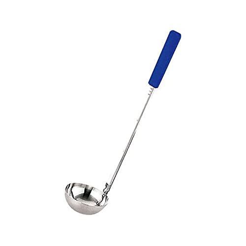 UK 18-8 シリコンカラー スープレードル 180cc ブルー/業務用/新品/小物送料対象商品