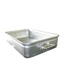 アルマイト 手付 キングボックス(番重)大 110mm/業務用/新品/小物送料対象商品