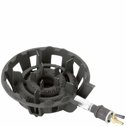 DEJ－14PSC 【大栄産業】 パイロット付 13A ガスコンロ 1重中型(4号)/業務用/新品/小物送料対象商品