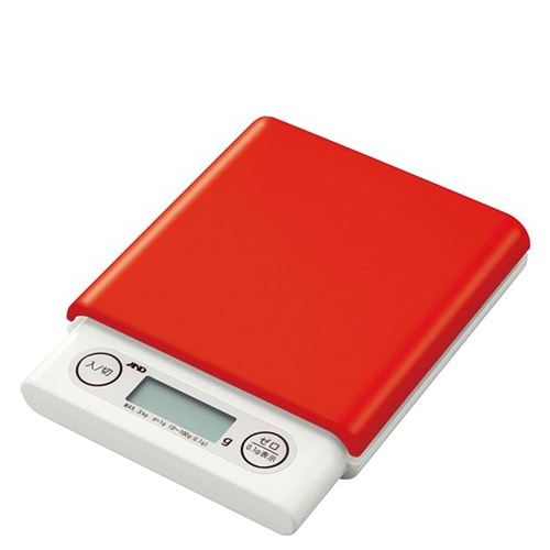 商品情報商品名：A＆D ホームスケール 3kg UH3201 レッドメーカー型番：3070810JANコード：4981046602273入り数：1サイズ(外寸mm)：185×200×H50(計量皿：145×145)サイズ(内寸mm)：-重量：390g材質：-測定・調節温度範囲能力：ひょう量：3kg電源：単3乾電池×2特記事項電池で動くか：YES商品について●最小表示：微量モード：0.1g(0～100g)・標準モード：1g(0～3kg)●省エネ設計、オートパワーオフ機能付き●収納に便利なケース付き。●便利な風袋引き機能付き。●0.1gは特にパン菓子ケーキ作りに最適です。●単3乾電池2本配送料について【ご注意】画面上の色はブラウザやご使用のパソコンの設定により実物と異なる場合があります。