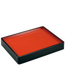 黒内朱 長手両面番重 尺1寸/業務用/新品/小物送料対象商品