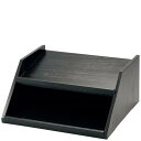 木製 カトラリーボックス用台 2段4列 黒/業務用/新品/送料無料