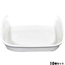 【お得なセット商品】【送料無料】スクエア チューフィング専用 角型フードパン(陶器)4L 11211000/業務用/新品