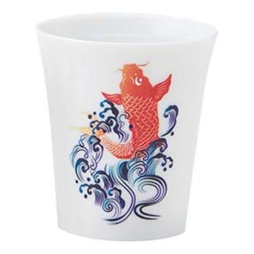 温感白カップ 天昇鯉 中 B52－08/業務用/新品/小物送料対象商品