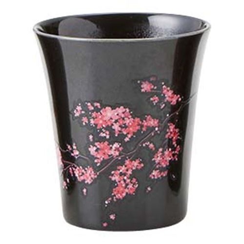 温感黒カップ 桜 小 B52−27/業務用/新品/小物送料対象商品