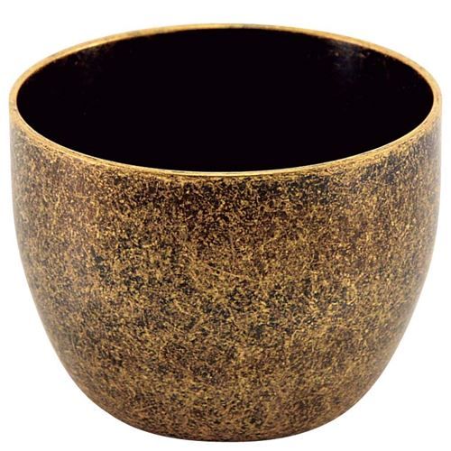 レトロ 18-8 ぐい呑み(一重構造)ゴールド/業務用/新品/小物送料対象商品