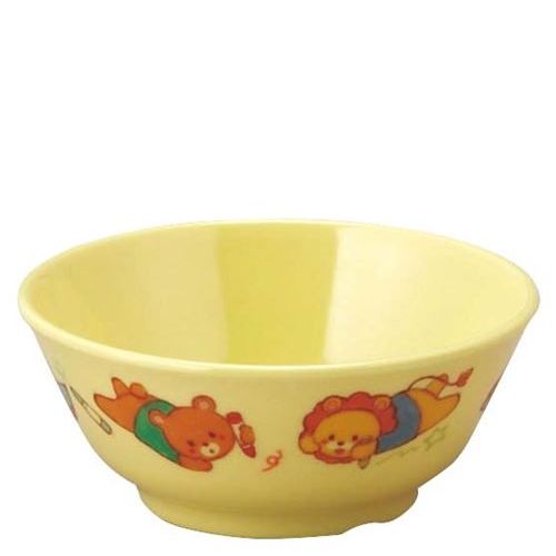 メラミン子供食器 みんなともだち。汁椀 YMC－1 イエロー/業務用/新品/小物送料対象商品