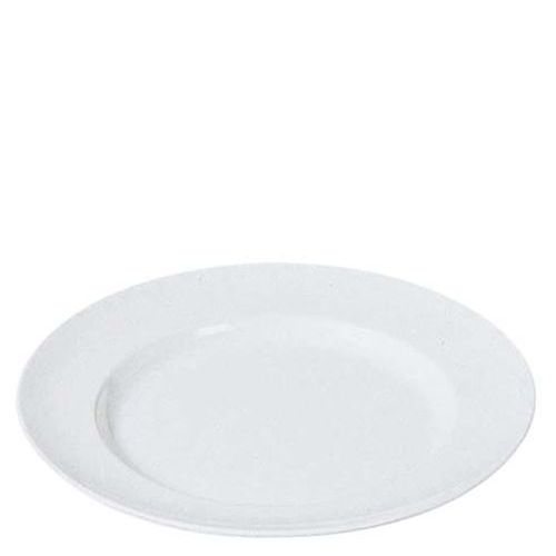 メラミン給食用食器 平皿 リム型(ラーメン丼受皿兼用 小)No.26A 8インチ 青磁/業務用/新品/小物送料対..