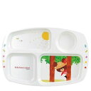 メラミン子供食器 くまのがっこう 角ランチ皿 CM-20J/業務用/新品/小物送料対象商品