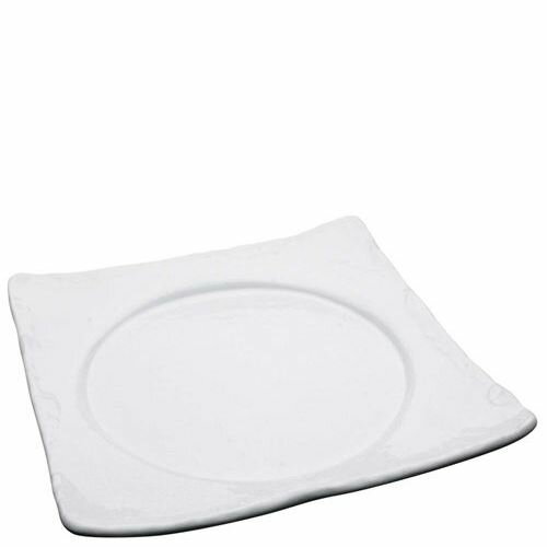 Rakuten - アルセラム 白変形 石目角丸皿 EC12－39/業務用/新品/小物送料対象商品