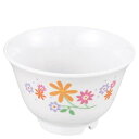 メラミン食器 花束(ブーケ)湯呑(口反り)BU−107/業務用/新品/小物送料対象商品