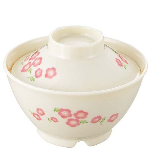 メラミン食器 桃花(ももか)ごはん丼(蓋)大 MK－57B/業務用/新品/小物送料対象商品