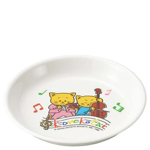メラミン お子様食器 こねこたい 中皿 KO－25/業務用/新品/小物送料対象商品
