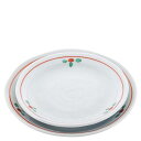 和食器コレクション 赤絵花紋 丸皿4寸/業務用/新品/小物送料対象商品