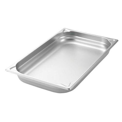 ホテルパン ガストロノームパンプロシェフ18-8 パン 補強重なり防止付 1/2L 100mm /プロ用/新品/小物送..