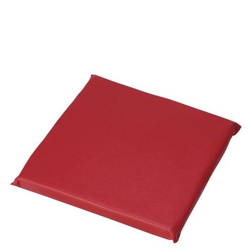 レザー 座布団 無地 AAU0003 小 赤/業務用/新品/小物送料対象商品