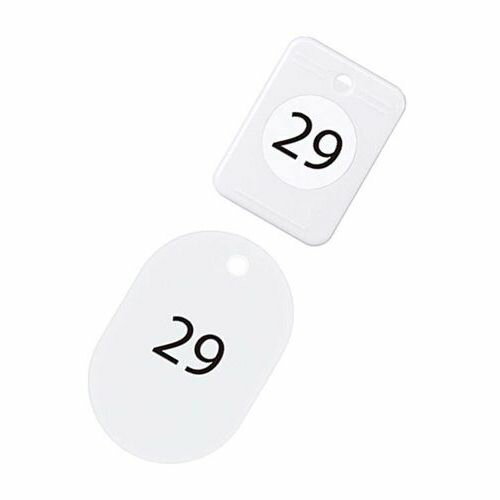 クロークチケット(20個セット)1～20 BF－150－WH 白/業務用/新品/小物送料対象商品