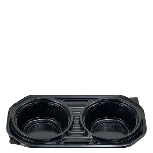 デリカランチ DLダブル 28－15 本体 黒(50枚入)/業務用/新品/小物送料対象商品