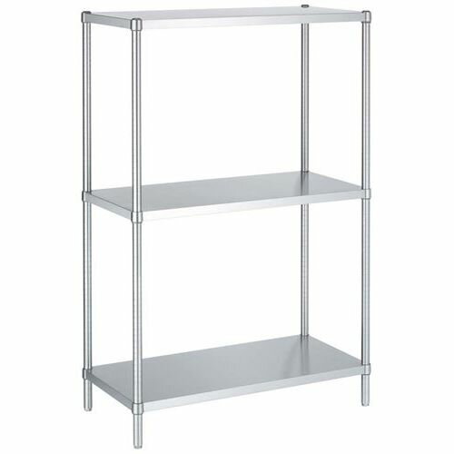 商品情報商品名：ラック RB3型(ベタ棚3段仕様)RB3－12045メーカー型番：2227730JANコード：-入り数：1サイズ(外寸mm)：1188×438×H1800サイズ(内寸mm)：-重量：27.4kg材質：SUS430耐熱・耐冷温...