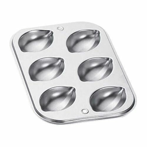 マドレーヌ型 ギルア マドレーヌ型 レモン型 6P No.918 No.918 幅190 奥行273 高さ24 1ヶ当り85×55×H23..