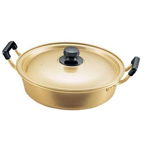 【TKG】アカオしゅう酸 実用鍋 浅型 33cm /9-0040-0808/業務用/新品/小物送料対象商品