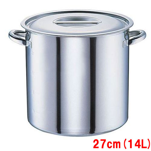 【TKG】ステンレス寸胴鍋電磁モリブデン寸胴鍋 目盛付 27cm /9-0025-0303/業務用/新品/小物送料対象商品