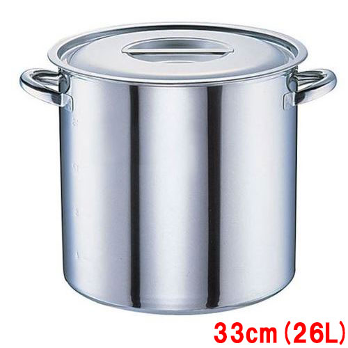 【TKG】ステンレス寸胴鍋電磁モリブデン寸胴鍋 目盛付 33cm /9-0025-0305/業務用/新品/小物送料対象商品