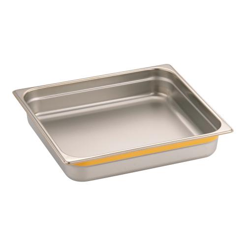 DO-EN18-8カラーラインGNパン 2/3 65mm イエロー/業務用/新品/小物送料対象商品