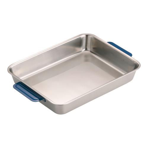 球棒 - 18-8 カラーハンドル角バット 15枚取 ブルー/業務用/新品/小物送料対象商品