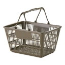 ショッピングバスケット U-17 ブラウン/業務用/新品/小物送料対象商品