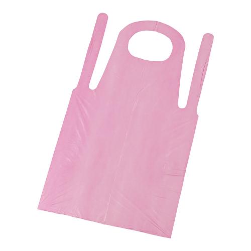 使い捨て エプロン20 バイオマス (50枚入) M ピンク/業務用/新品/小物送料対象商品