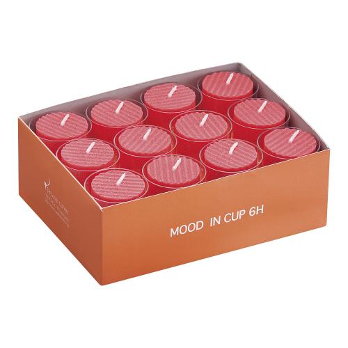 カップ入 カラーキャンドルローソク レッド (24ヶ入)/業務用/新品/小物送料対象商品