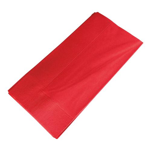 2プライ8つ折 カラーナフキンD28 イタリアンレッド(50枚入)/業務用/新品/小物送料対象商品