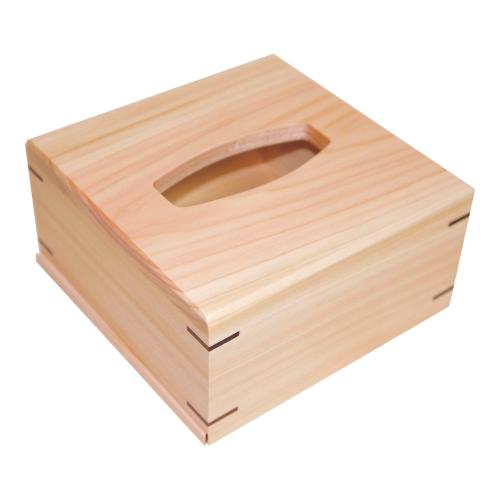 檜ティッシュケース ハーフ/業務用/新品/小物送料対象商品