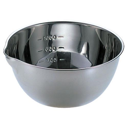 18-8手なし片口ボール 目盛付 大/業務用/新品/小物送料対象商品