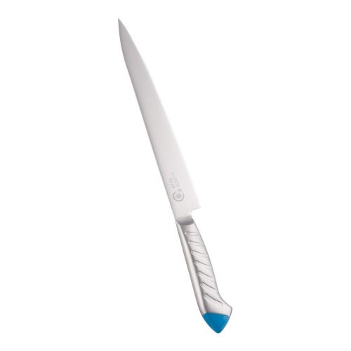 龍治 ステンカラー 筋引 24cm ブルー/業務用/新品/小物送料対象商品