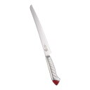 龍治 ステンカラー パンスライサー 23cm レッド/業務用/新品/小物送料対象商品