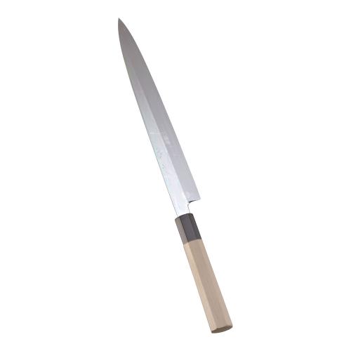 SA佐文 本焼鏡面仕上 柳刃 木製サヤ 27cm/業務用/新品/送料無料