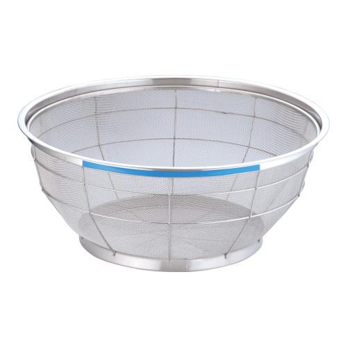 TKG NEWマンモス カラー 浅型ざる 50cm ブルー/業務用/新品/小物送料対象商品