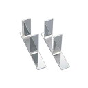 ラップラクン衛生庖丁差用 大型用置型金具 (2ヶ1組)/業務用/新品/小物送料対象商品