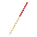 竹製 歌舞伎菜箸 赤 36cm/業務用/新品/小物送料対象商品