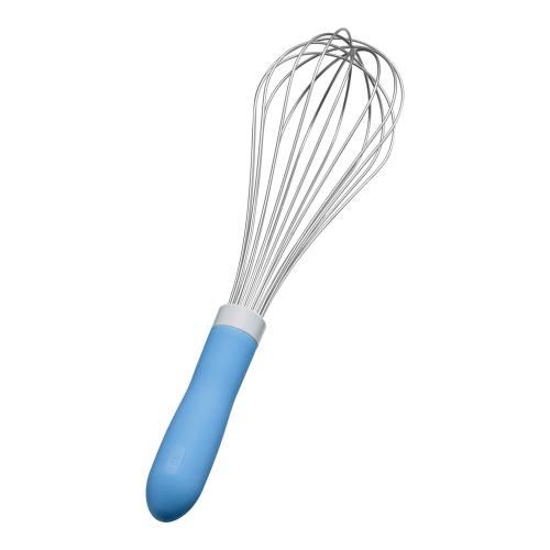 ■商品説明■商品名：TKG 抗菌カラーハンドル泡立 30cm ブルーメーカー品番：9-0501-0106お届け数：1JANコード：4905001041631カラー：ブルー特記事項：●ハンドルの中には水は入りません!熱風保管(120度まで)・煮沸消毒(10分まで)漂白剤・紫外線殺菌もOK!●材質:線材部/18-8ステンレス ハンドル/抗菌材入PP(耐熱温度120度) カツラ部/ナイロン樹脂(耐熱温度180度)●ハンドルには抗菌剤配合。接合部から水が入ることもない ので大変衛生的です。●食品別に色分け管理ができるので、アレルギー対策や ゾーン管理に最適です。●熱風保管(120度まで)、煮沸消毒(10分以内)も可能。 漂白剤の使用や紫外線殺菌もOKです。サイズ：●全長×頭直径(mm):80×300【配送料について】【ご注意】画面上の色はブラウザやご使用のパソコンの設定により実物と異なる場合があります。