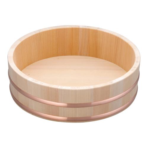 木製銅箍 飯台(サワラ材) 30cm/業務用