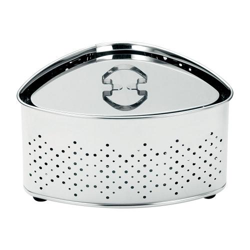 抗菌ステンレス 圧縮蓋付三角コーナー CK-115S 18-0/業務用/新品/小物送料対象商品