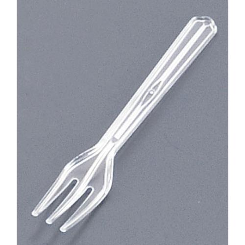 使い捨てフォーク #110(500本入) 透明 袋入/業務用/新品/小物送料対象商品